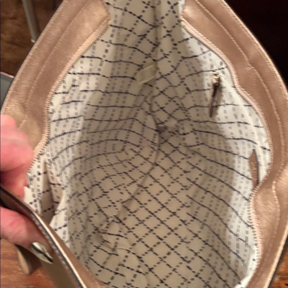 Kate Spade Rose Gold Tote Bag